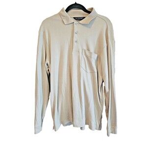 RoundTree & Yorke long sleeve polo-quiet luxury-Men's size S